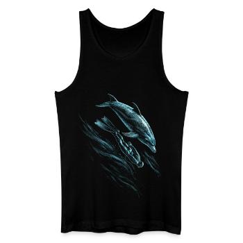 Freediving Freediving - Men’s Organic Tank Top - black - Front