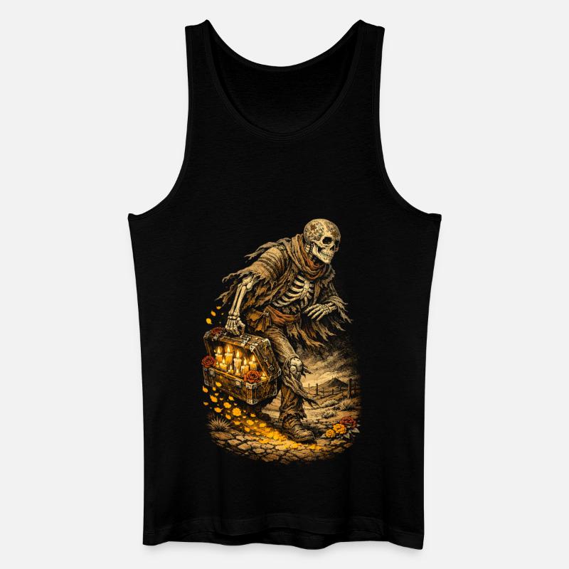 Dia De Los Muertos - Männer Bio Tank Top - Schwarz
