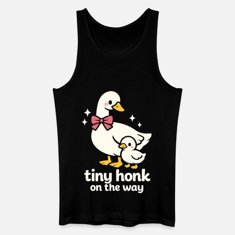 Tiny Honk - Männer Bio Tank Top - Schwarz