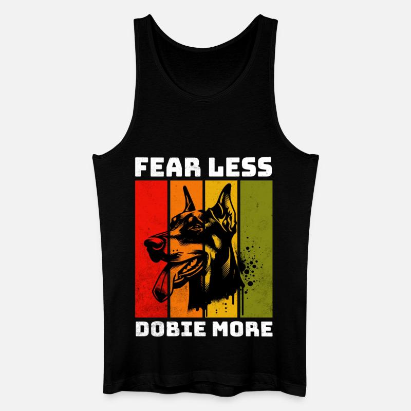 Doberman Dobermann - Débardeur bio Homme - noir