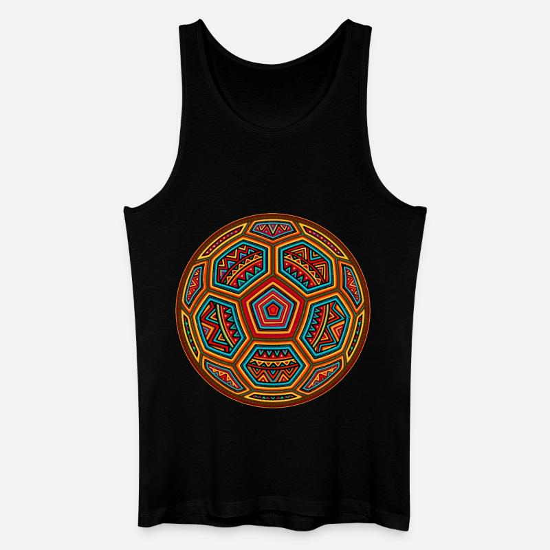 Fussball Mola - Männer Bio Tank Top - Schwarz