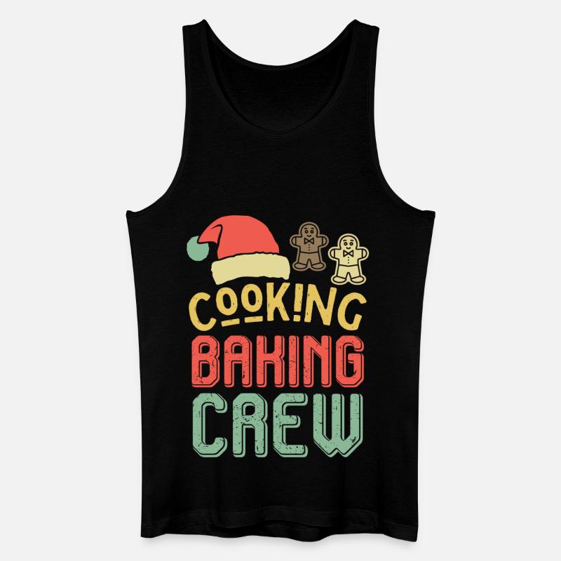 Weihnachts-Backcrew – Cooking Baking Crew - Männer Bio Tank Top - Schwarz