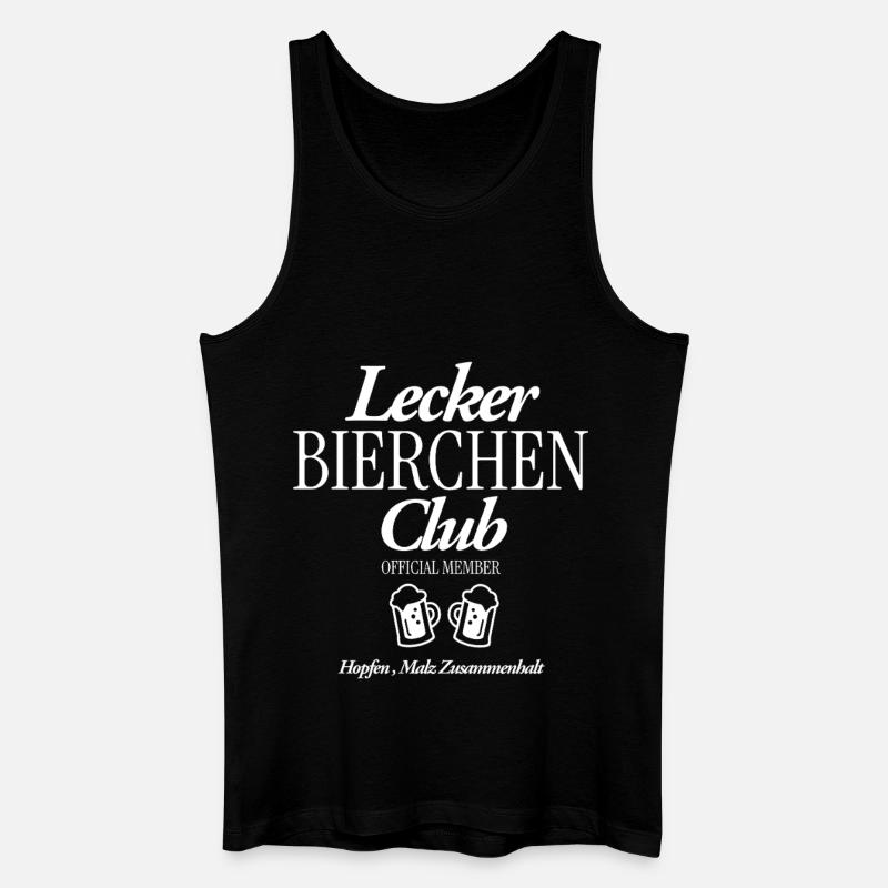 Lecker Bierchen Club - Männer Bio Tank Top - Schwarz