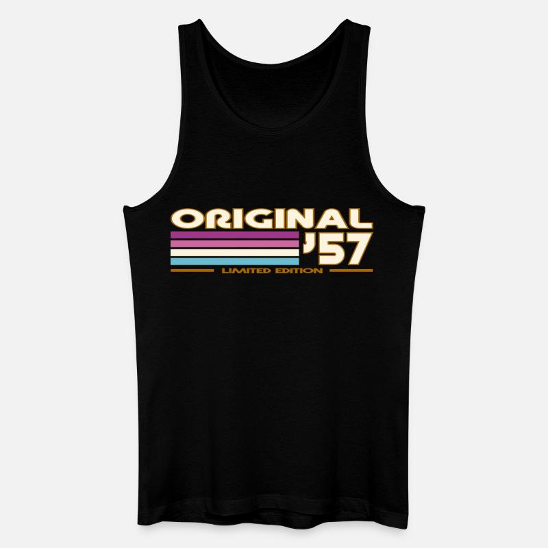 1957 - Männer Bio Tank Top - Schwarz