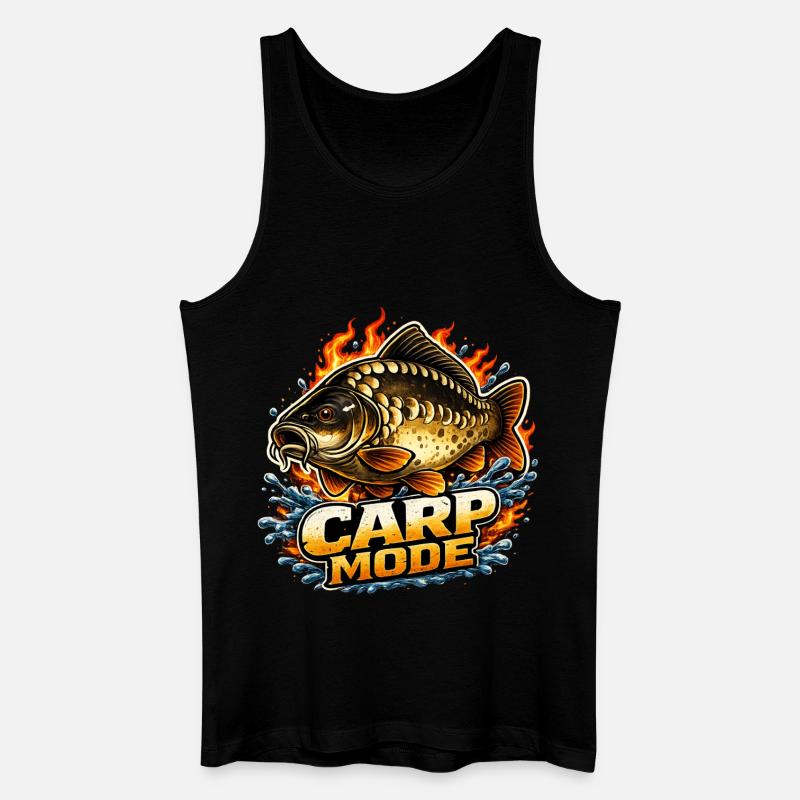Carp Mode - Men’s Organic Tank Top - black