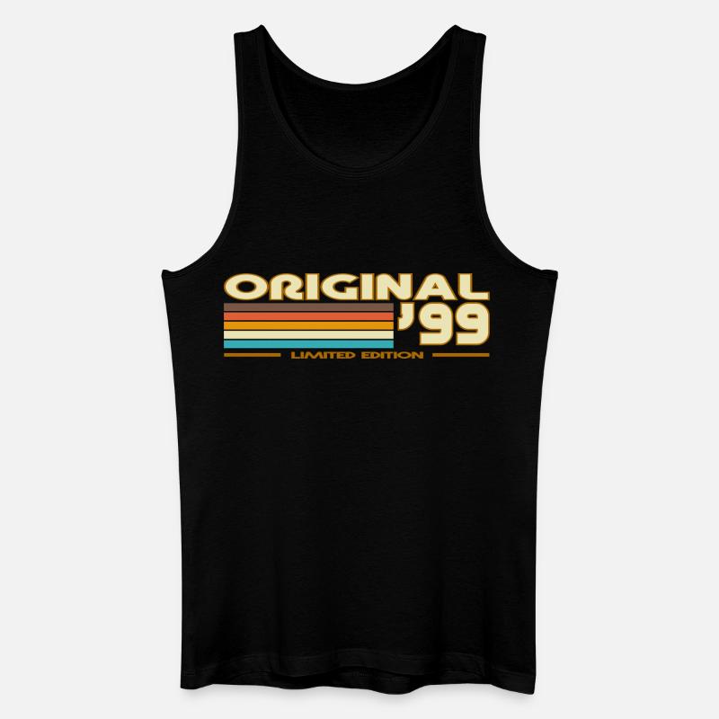 1999 - Männer Bio Tank Top - Schwarz
