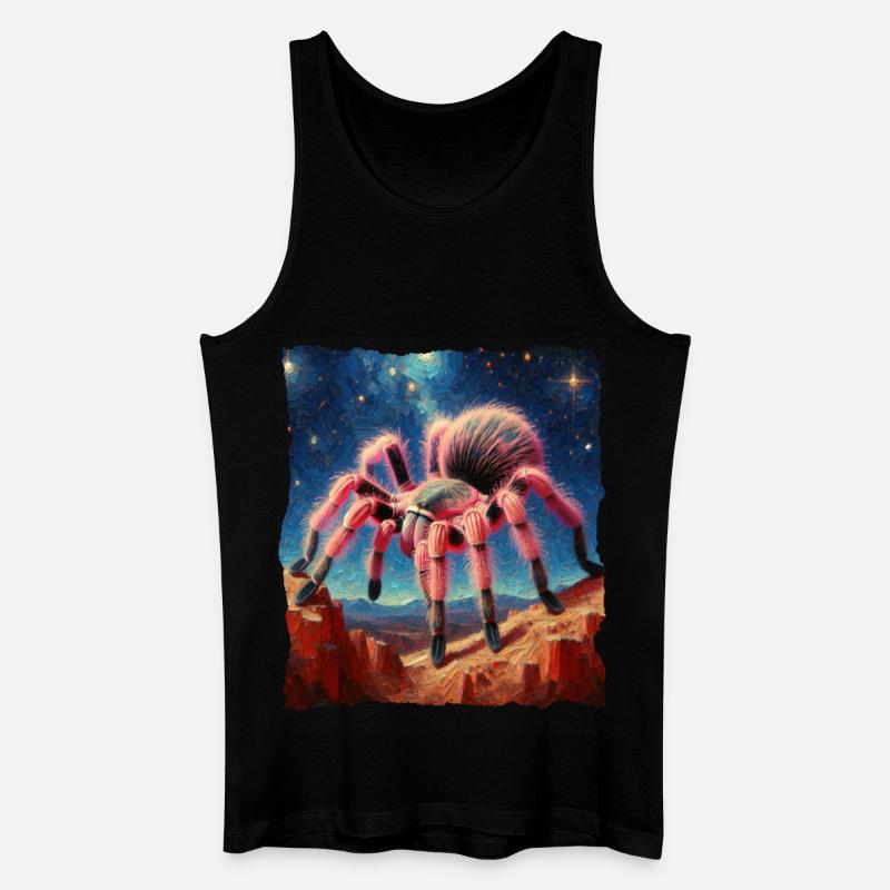 Chile Vogelspinne Starry Night - Männer Bio Tank Top - Schwarz
