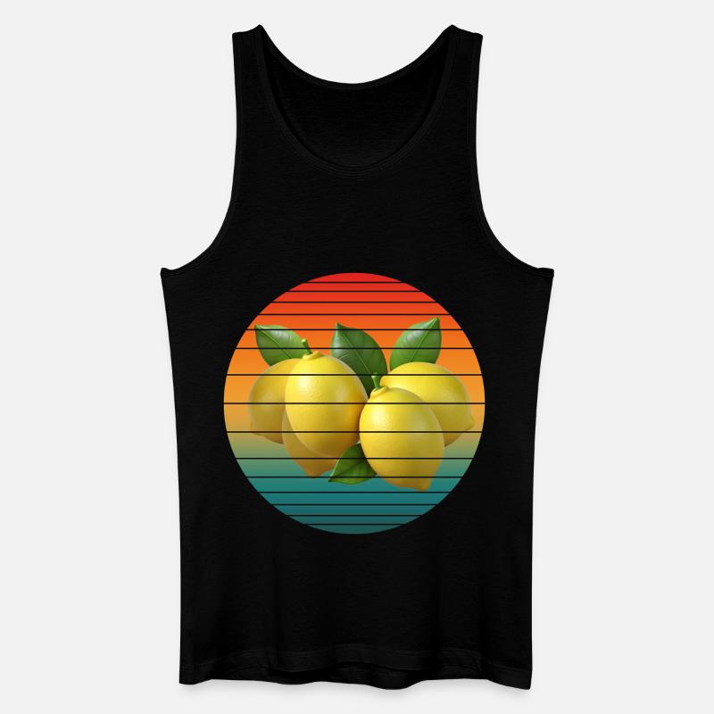 Fruit du citron - Débardeur bio Homme - noir