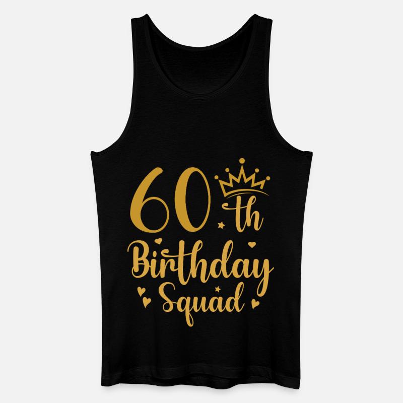 Effectif pour le 60e anniversaire - Débardeur bio Homme - noir