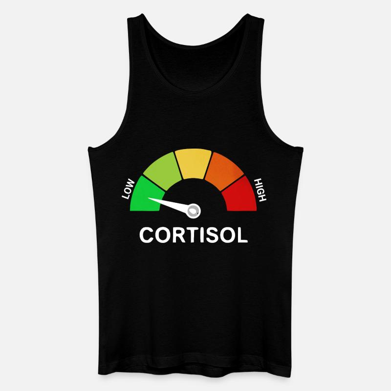 Low Cortisol Scale - Men’s Organic Tank Top - black