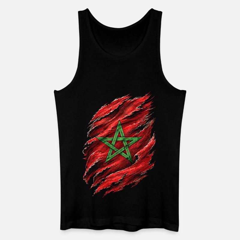 Moroccan Moroccan Moroccan - Men’s Organic Tank Top - black