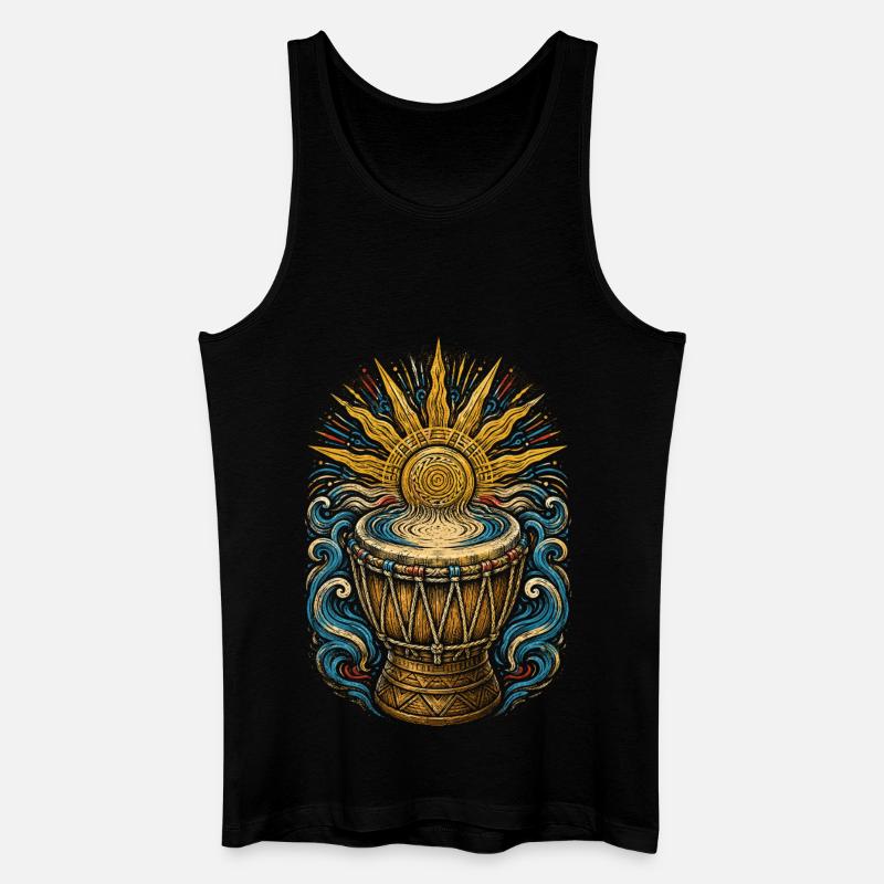 Belize Belizean Root - Men’s Organic Tank Top - black