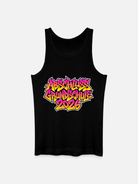 Elementary School Graduation 2026 Graffiti - Men’s Organic Tank Top - black