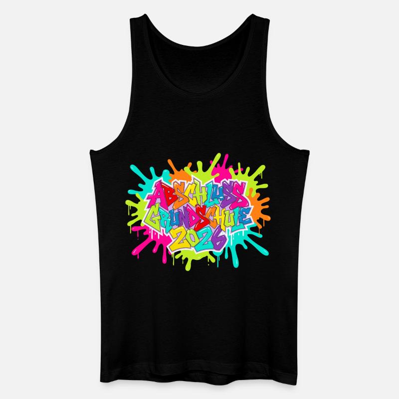 Grundschule Abschluss 2026 - Männer Bio Tank Top - Schwarz