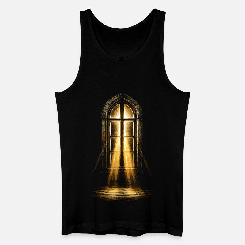 Kaplan Kleriker Pfarrer - Männer Bio Tank Top - Schwarz