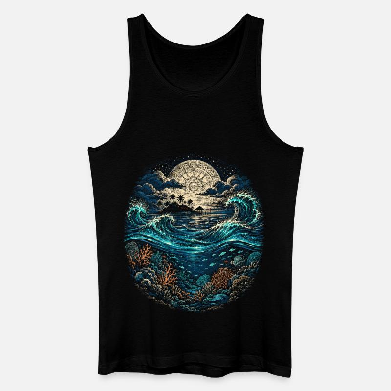Belize Belizische Wurzel - Männer Bio Tank Top - Schwarz