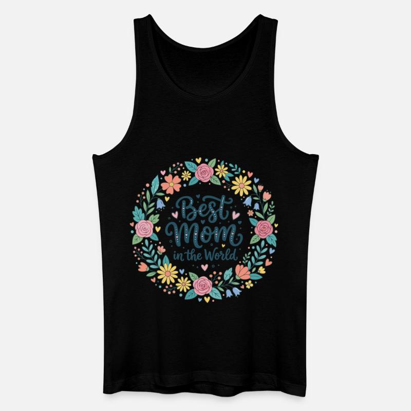 Beste Mama - Männer Bio Tank Top - Schwarz