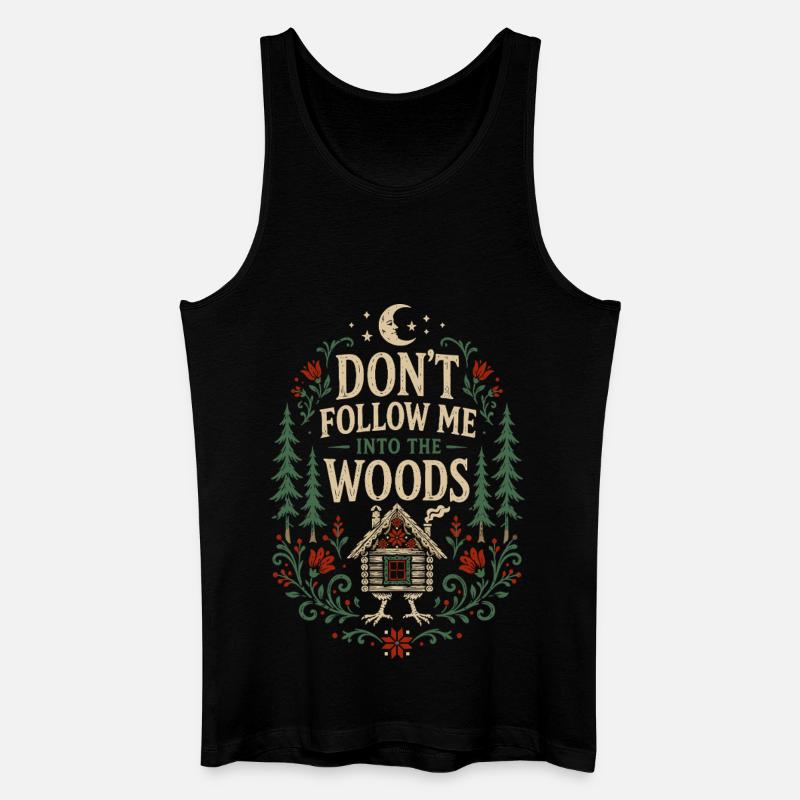 Ne me suis pas, Woods - Débardeur bio Homme - noir