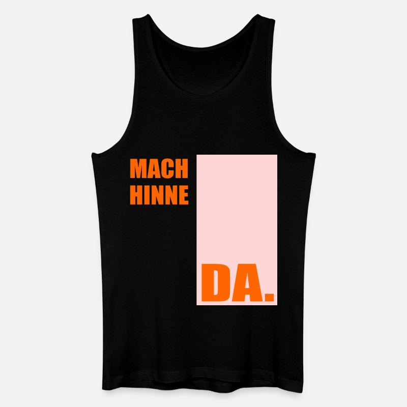 Berlinerisch Zeit Berlin - Männer Bio Tank Top - Schwarz