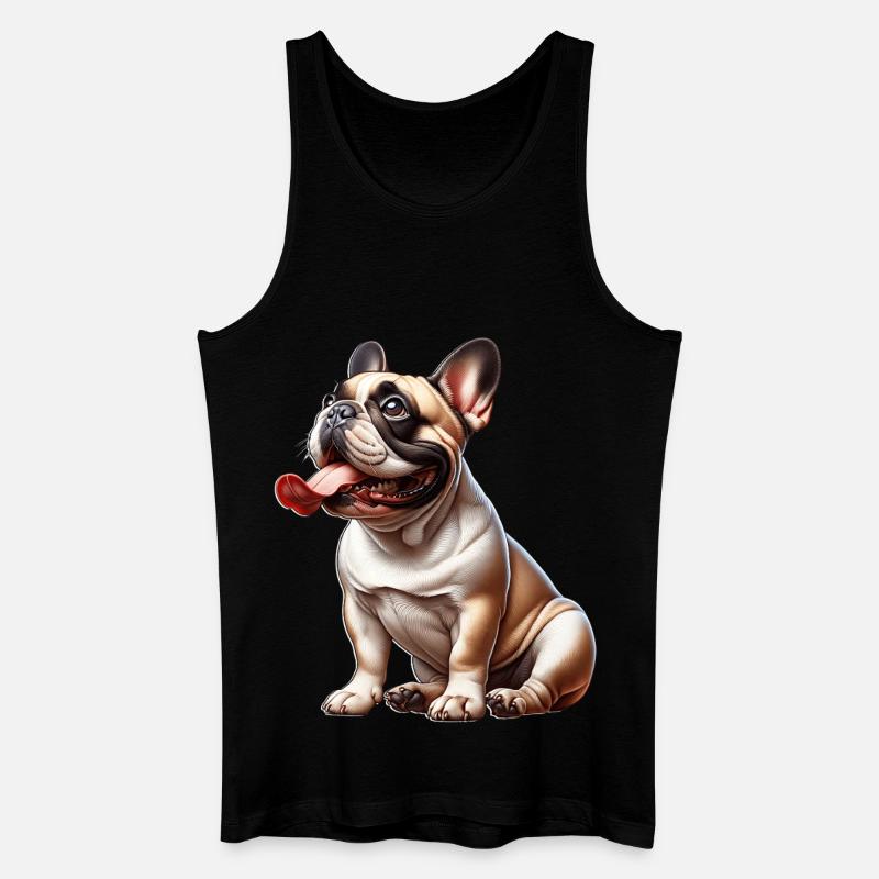 Bouledogue français - Débardeur bio Homme - noir