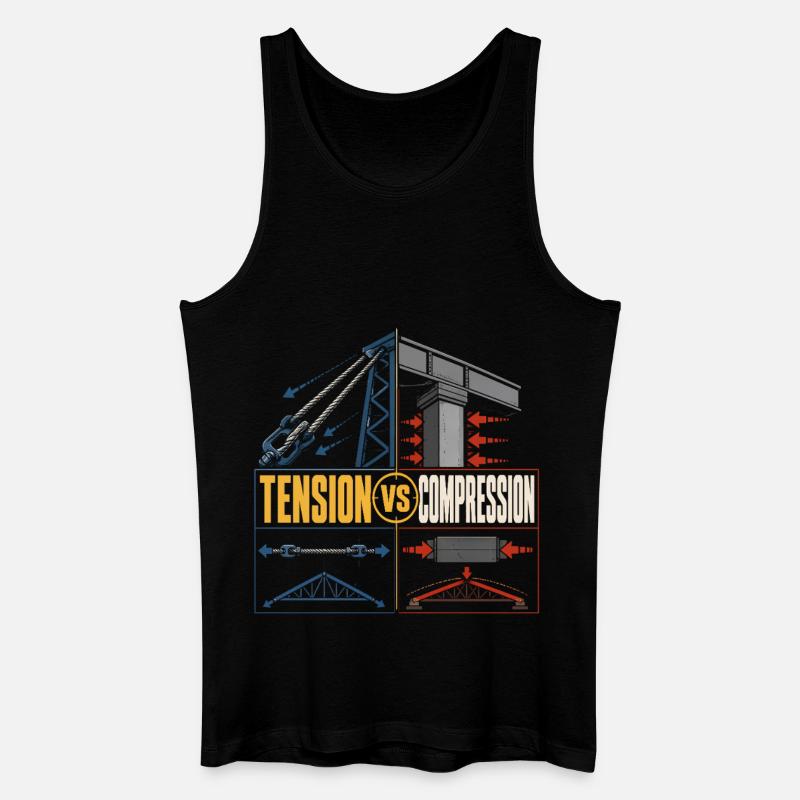 Bridge Engineer Civil Engineering - Men’s Organic Tank Top - black