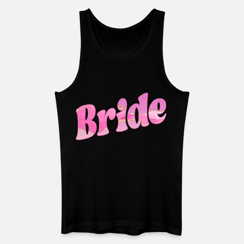 Bride Wedding - Men’s Organic Tank Top - black