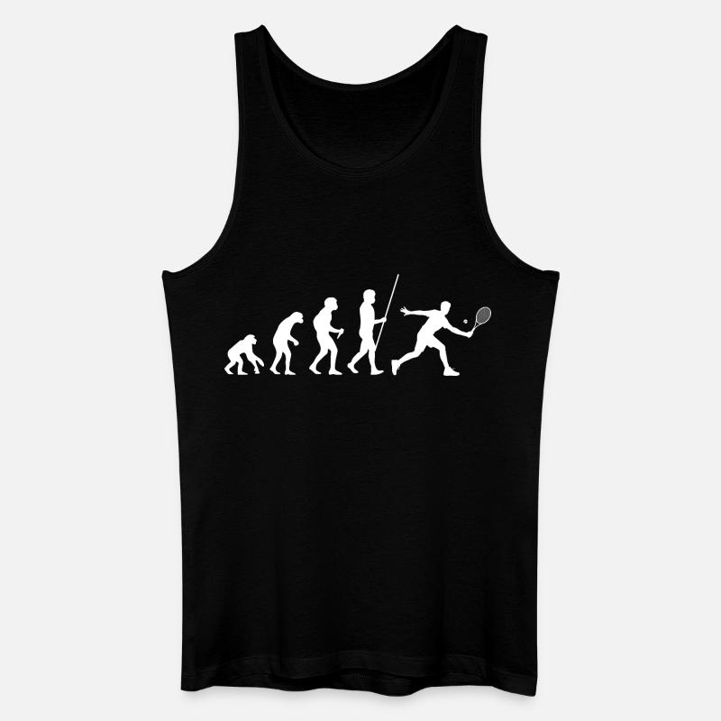 Tennis Evolution - Men’s Organic Tank Top - black