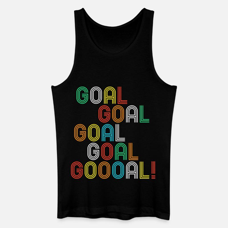 Tor Tor Goooal! - Männer Bio Tank Top - Schwarz