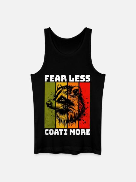 Coati Nasenbär - Men’s Organic Tank Top - black