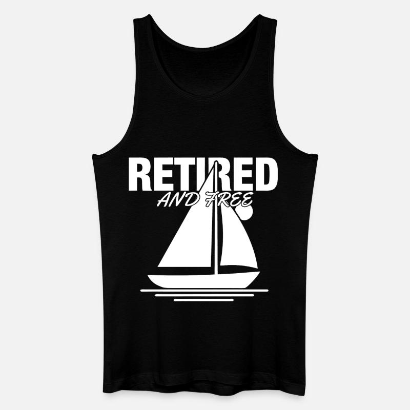 Endlich Rente Frei - Männer Bio Tank Top - Schwarz