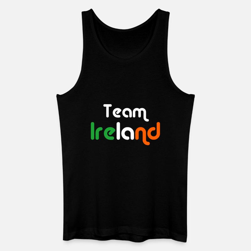 Team Irland - Männer Bio Tank Top - Schwarz