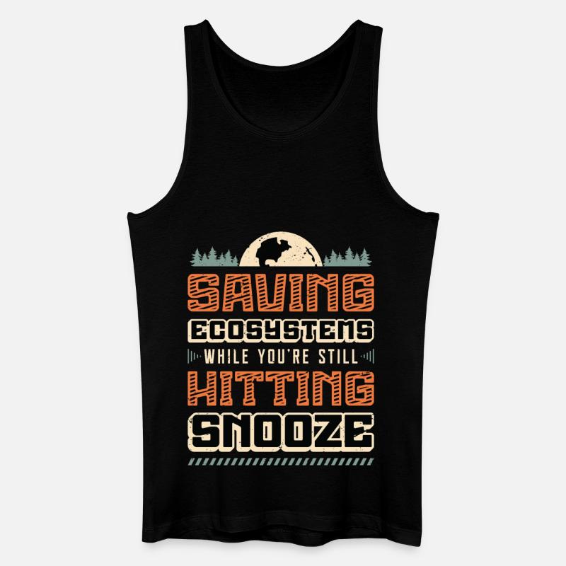 Environmental Science Saving Ecosystems Scientist - Männer Bio Tank Top - Schwarz