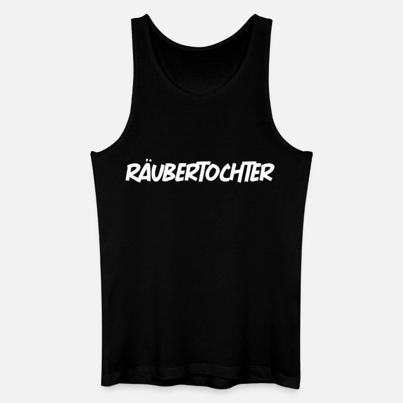 Räubertochter - Männer Bio Tank Top - Schwarz
