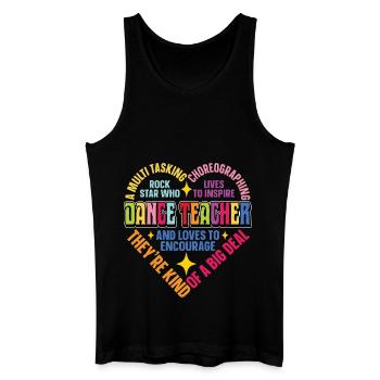Dance Teacher Choreographer Dance Instructors - Men’s Organic Tank Top - black - Front