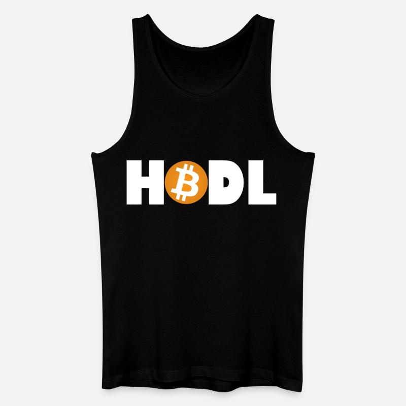Bitcoin HODL Mode: Enabled - Men’s Organic Tank Top - black