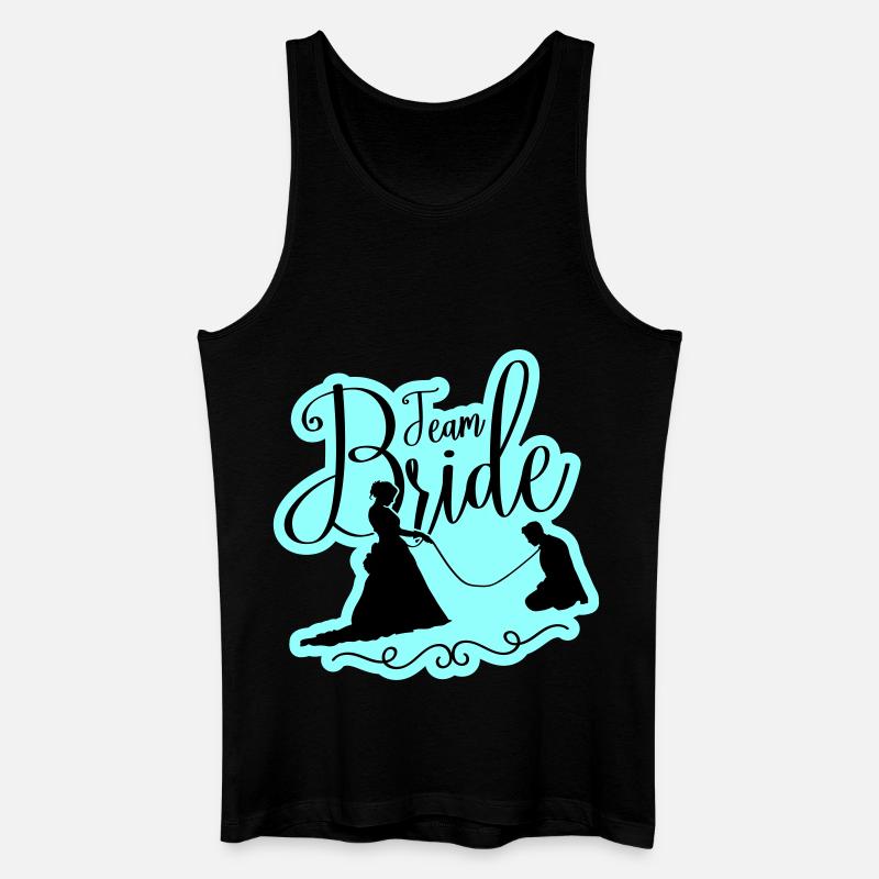 Team Bride Wedding Hen - Men’s Organic Tank Top - black