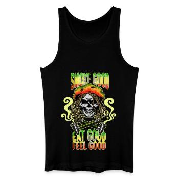 Weed Cannabis Marijuana Pot Geschenk - Männer Bio Tank Top - Schwarz - Vorne