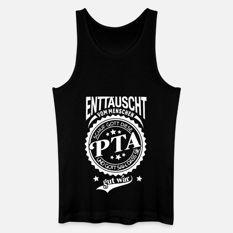 Lustiger Spruch für Beruf PTA - Männer Bio Tank Top - Schwarz