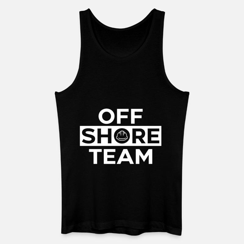 Offshore Team - Männer Bio Tank Top - Schwarz