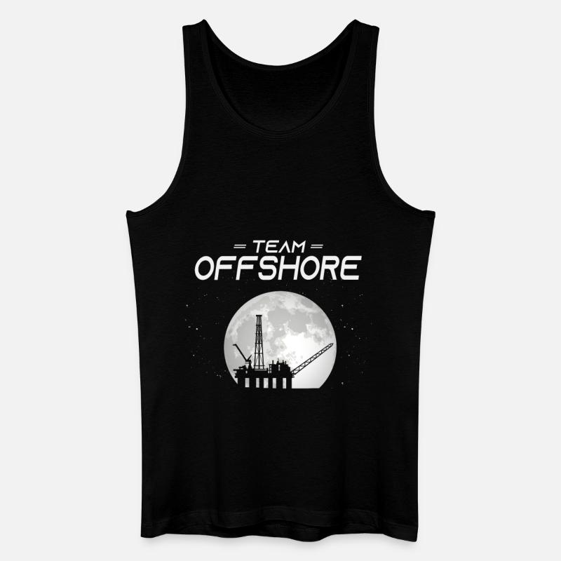 Team Off Shore - Männer Bio Tank Top - Schwarz
