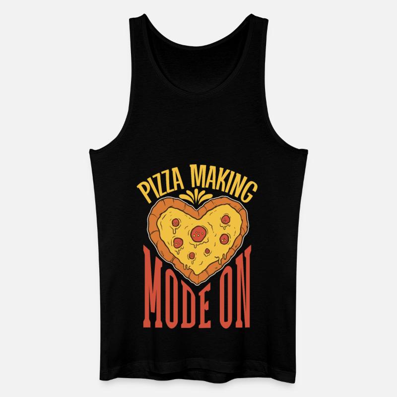 Pizza Making Mode On - Pizzabäcker - Männer Bio Tank Top - Schwarz