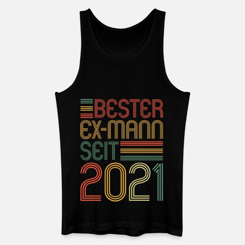 Weltbester Ex-Mann seit 2021 Scheidungs - Männer Bio Tank Top - Schwarz