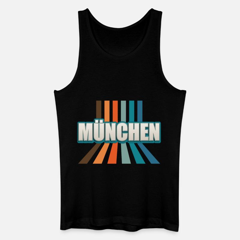 Munich Munich Munich - Men’s Organic Tank Top - black
