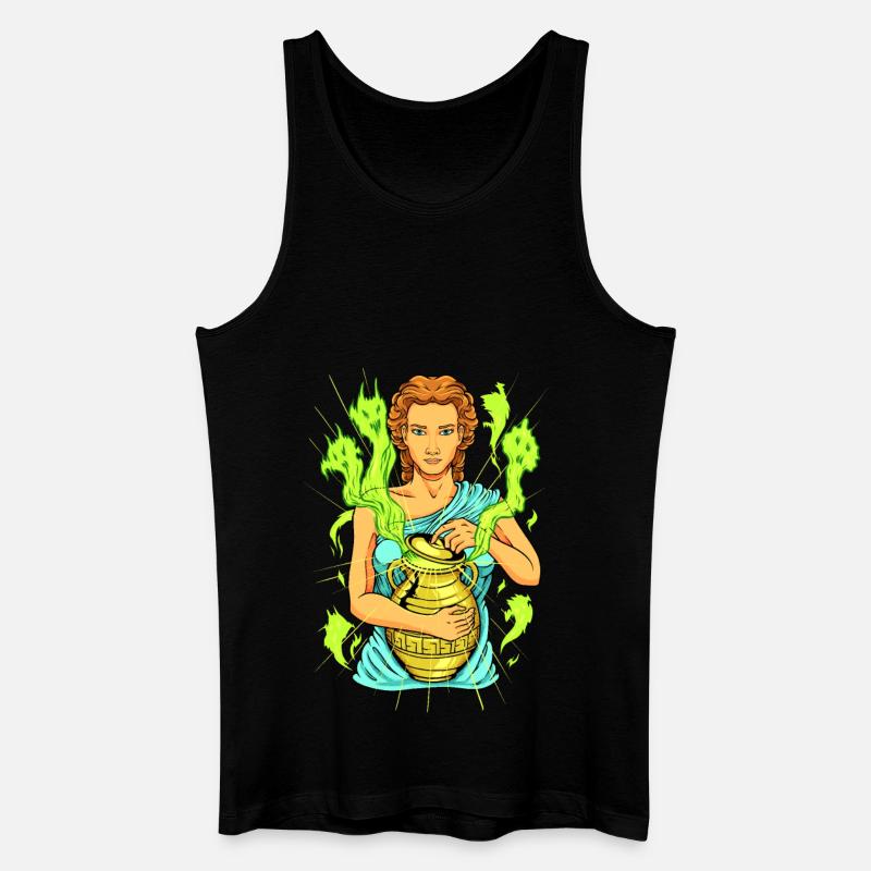 Die Büchse der Pandora - Männer Bio Tank Top - Schwarz