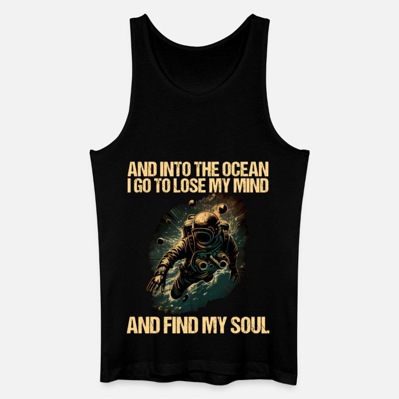 Diving Diver Diver - Men’s Organic Tank Top - black