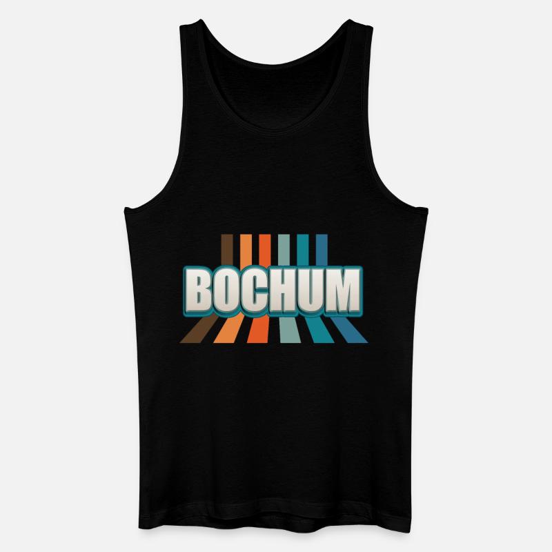 Bochumerin Bochumer Bochum - Männer Bio Tank Top - Schwarz