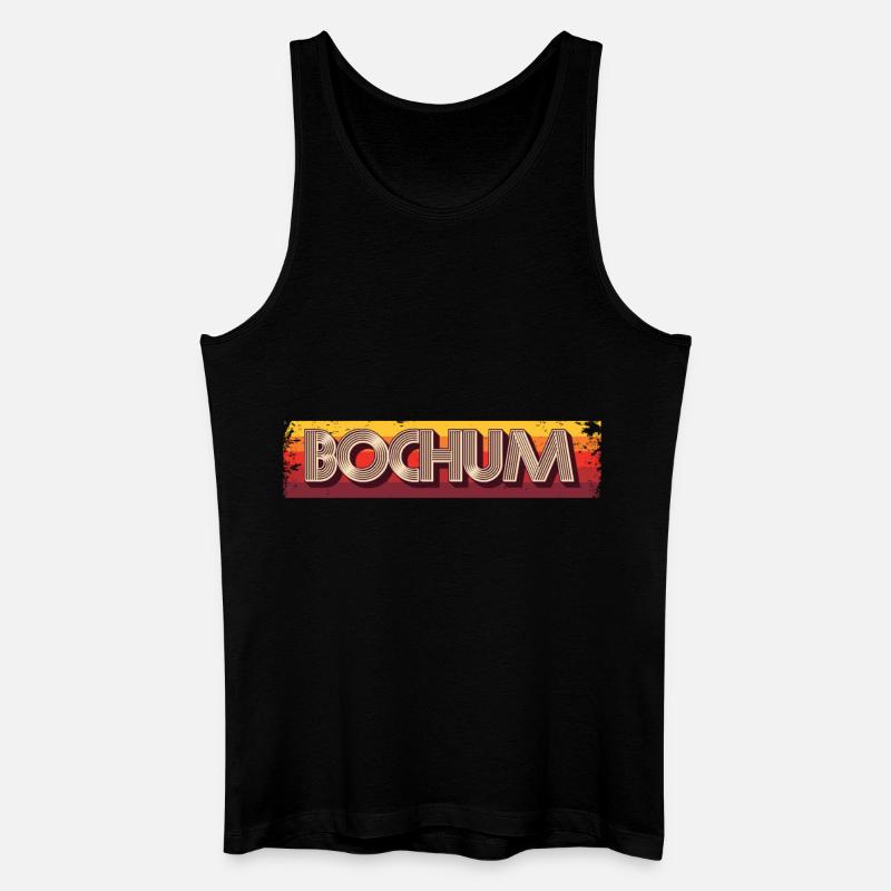 Bochumerin Bochumer Bochum - Männer Bio Tank Top - Schwarz
