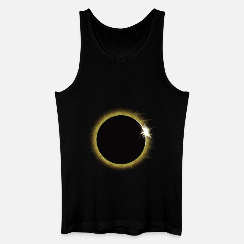 Sonnenfinsternis - Männer Bio Tank Top - Schwarz