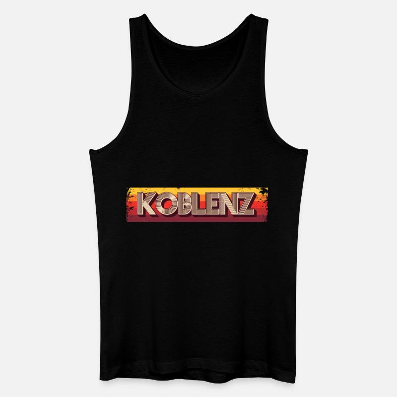 Coblenzerin Coblence Coblence - Débardeur bio Homme - noir