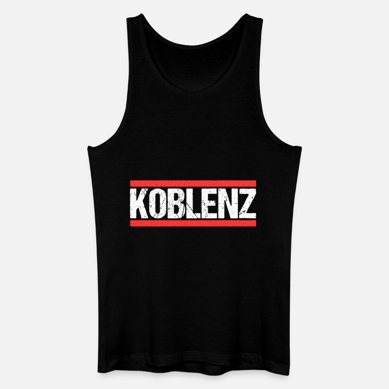 Coblenzerin Coblence Coblence - Débardeur bio Homme - noir